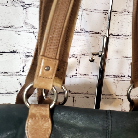 The Sak Sequoia Hobo Shoulder Bag Purse Black & Brown Leather Everyday Large - Picture 4 of 16